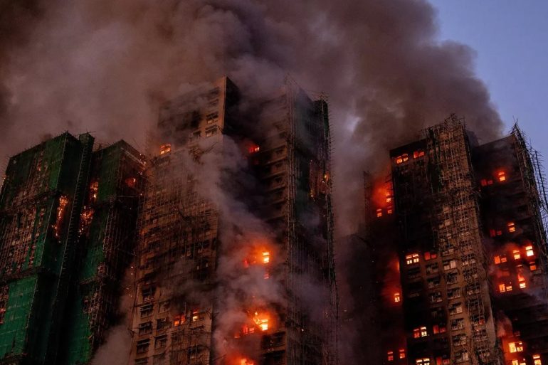 Incendie meurtrier à Hong Kong au moins 36 morts