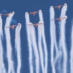 avion militaire lors du Dubai Airshow