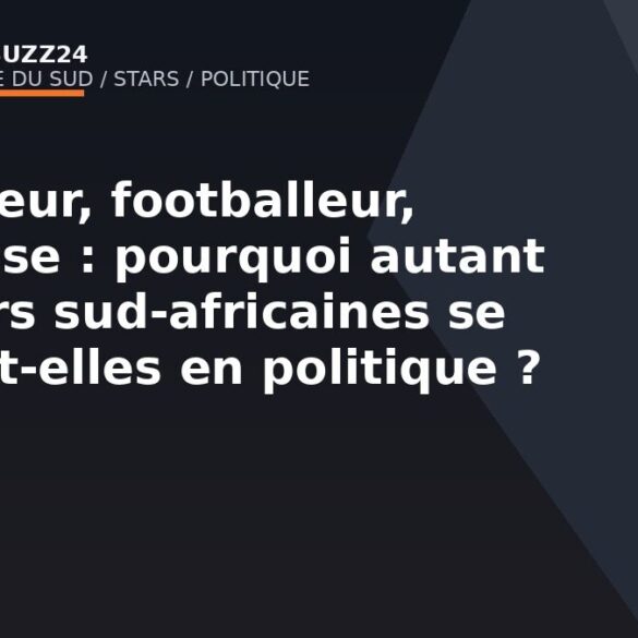 DJ Ready D fait partie des célébrités sud-africaines engagées dans les municipales