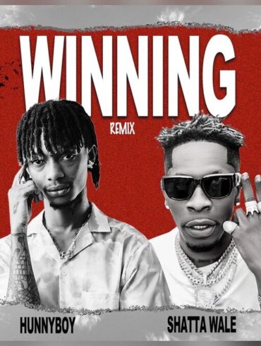Hunnyboy et Shatta Wale sur le visuel de Winning