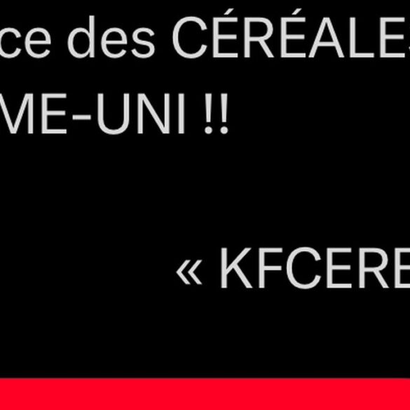 Boîte KFCereal et bol de céréales inspirées du poulet KFC