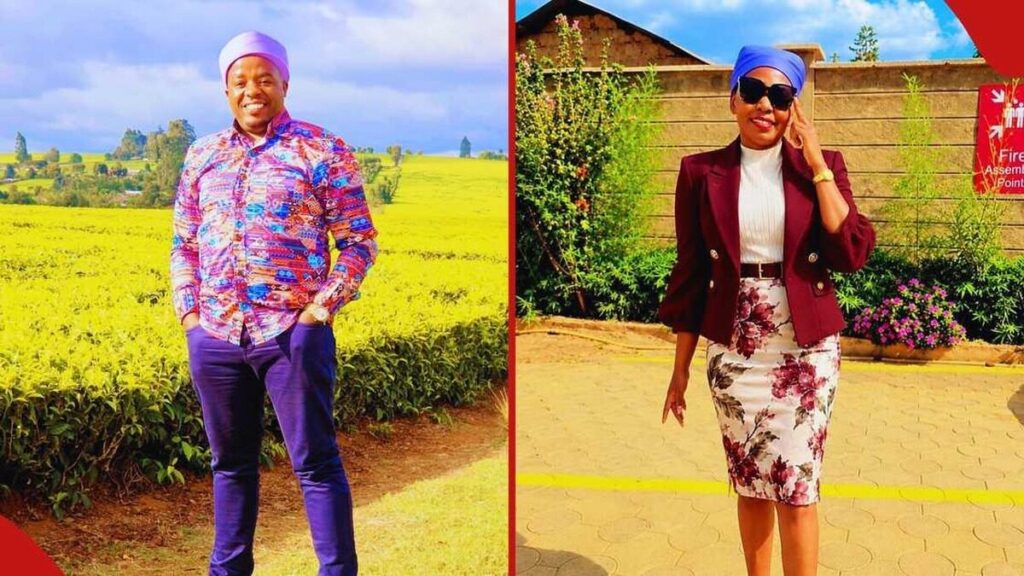 Karangu Muraya et son épouse séparée Triza Njeri.