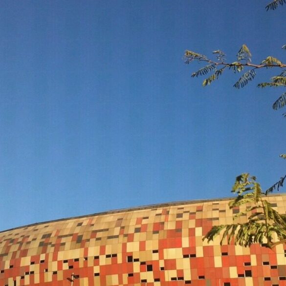Vue du FNB Stadium à Johannesburg