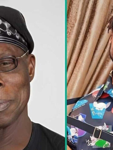 Olusegun Obasanjo et Isbae U dans un visuel consacré à l’épisode de « Curiosity Made Me Ask ».