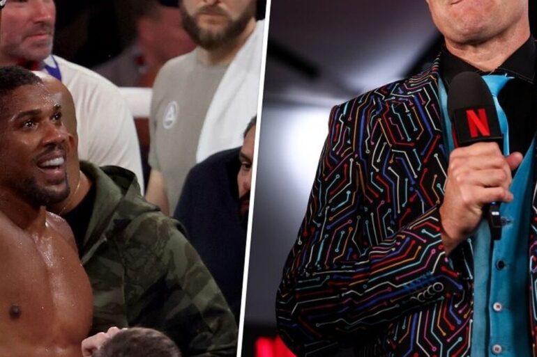 Anthony Joshua et Tyson Fury avant leur combat annoncé