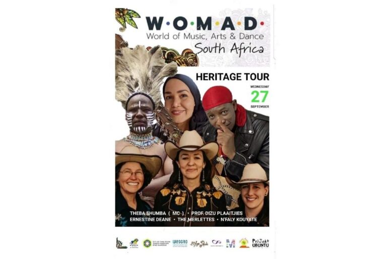 Affiche d’une tournée WOMAD South Africa