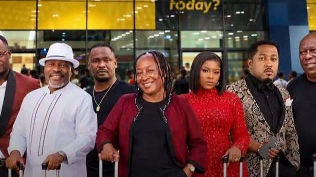Lil Win et des acteurs réunis au Ghana pour un nouveau film