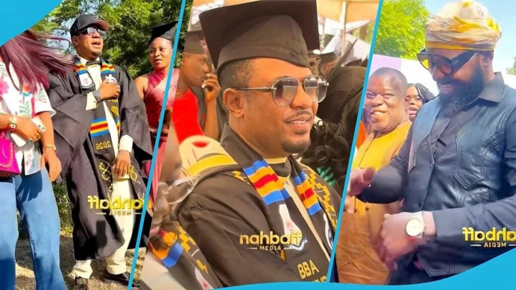 Dr Cryme lors de sa cérémonie universitaire au Ghana