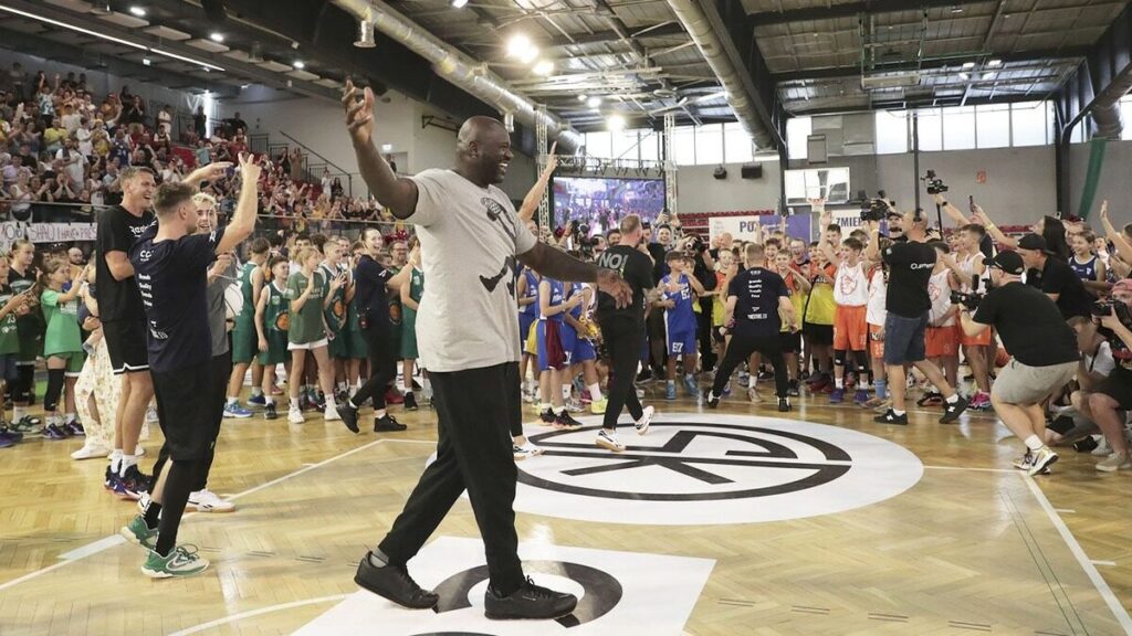 Shaquille O’Neal lors d’un événement de basket