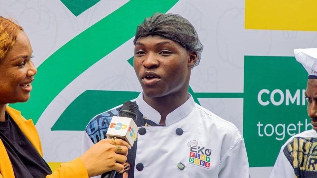 Olufadeju Adeniyi David, vainqueur de Street Foodz Naija saison 6