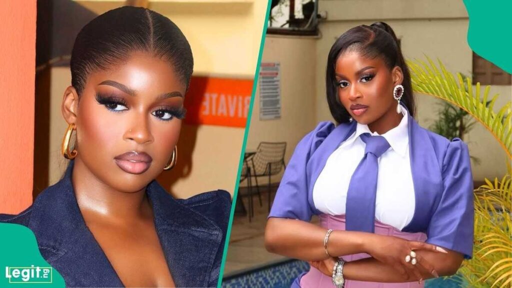 Deux portraits de Temi Nkem, gagnante de Big Brother Naija saison 11